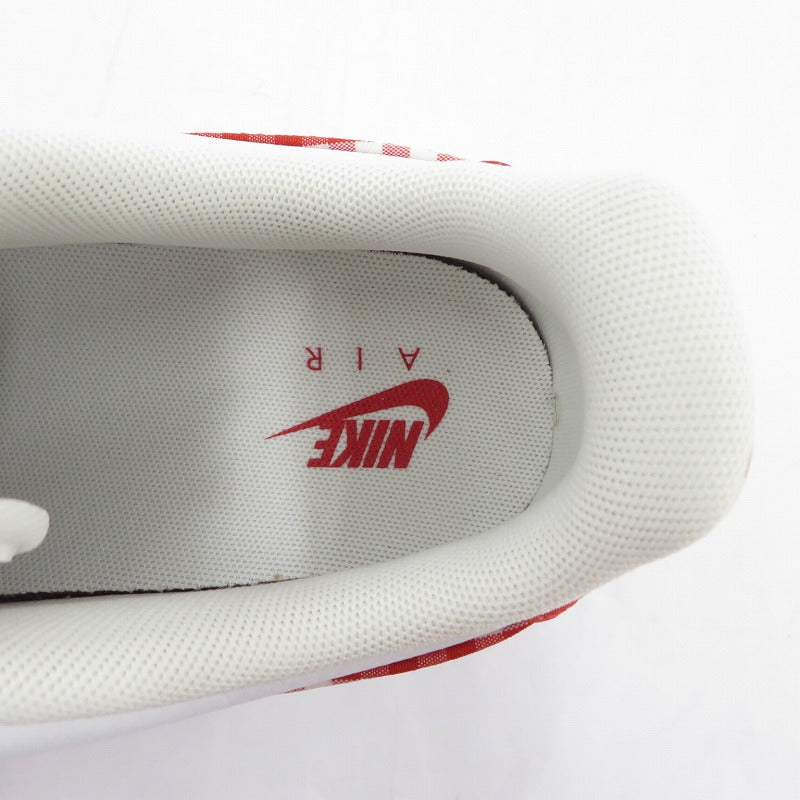 NIKE | ナイキ Women's Air Force 1 Low 'Red Gingham' スニーカー DZ2784-101 エアフォース ホワイト 27cm【瀬戸大橋店】