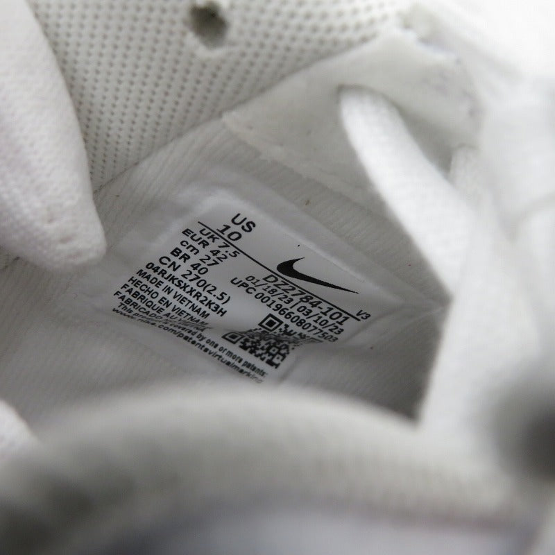 NIKE | ナイキ Women's Air Force 1 Low 'Red Gingham' スニーカー DZ2784-101 エアフォース ホワイト 27cm【瀬戸大橋店】