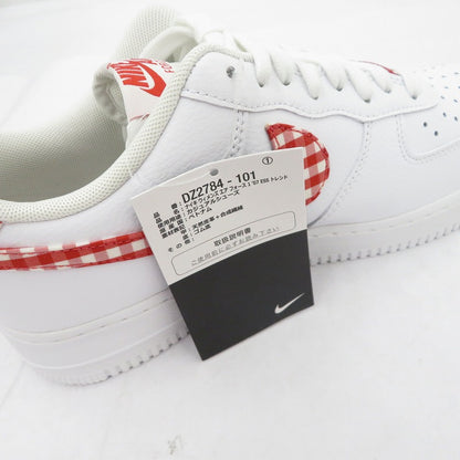 NIKE | ナイキ Women's Air Force 1 Low 'Red Gingham' スニーカー DZ2784-101 エアフォース ホワイト 27cm【瀬戸大橋店】