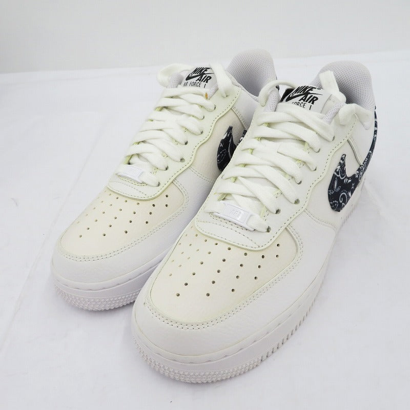 NIKE | ナイキ WMNS AF1 Low '07 Essential 'Paisley' スニーカー DH4406-101 エアフォース ホワイト 26.5cm【瀬戸大橋店】