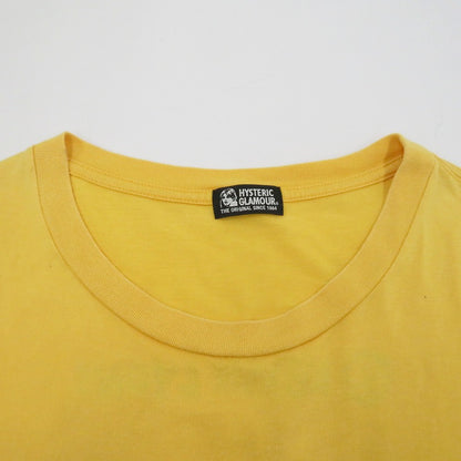 HYSTERIC GLAMOUR | ヒステリックグラマー ×Kevin Lyons 半袖Ｔシャツ ｻｲｽﾞ:FREE イエロー【瀬戸大橋店】
