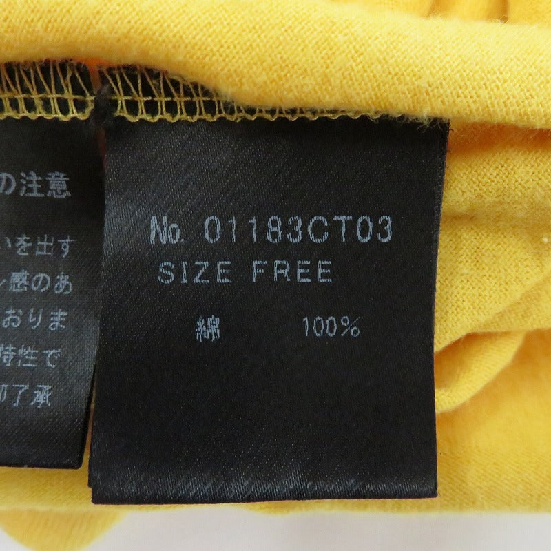 HYSTERIC GLAMOUR | ヒステリックグラマー ×Kevin Lyons 半袖Ｔシャツ ｻｲｽﾞ:FREE イエロー【瀬戸大橋店】