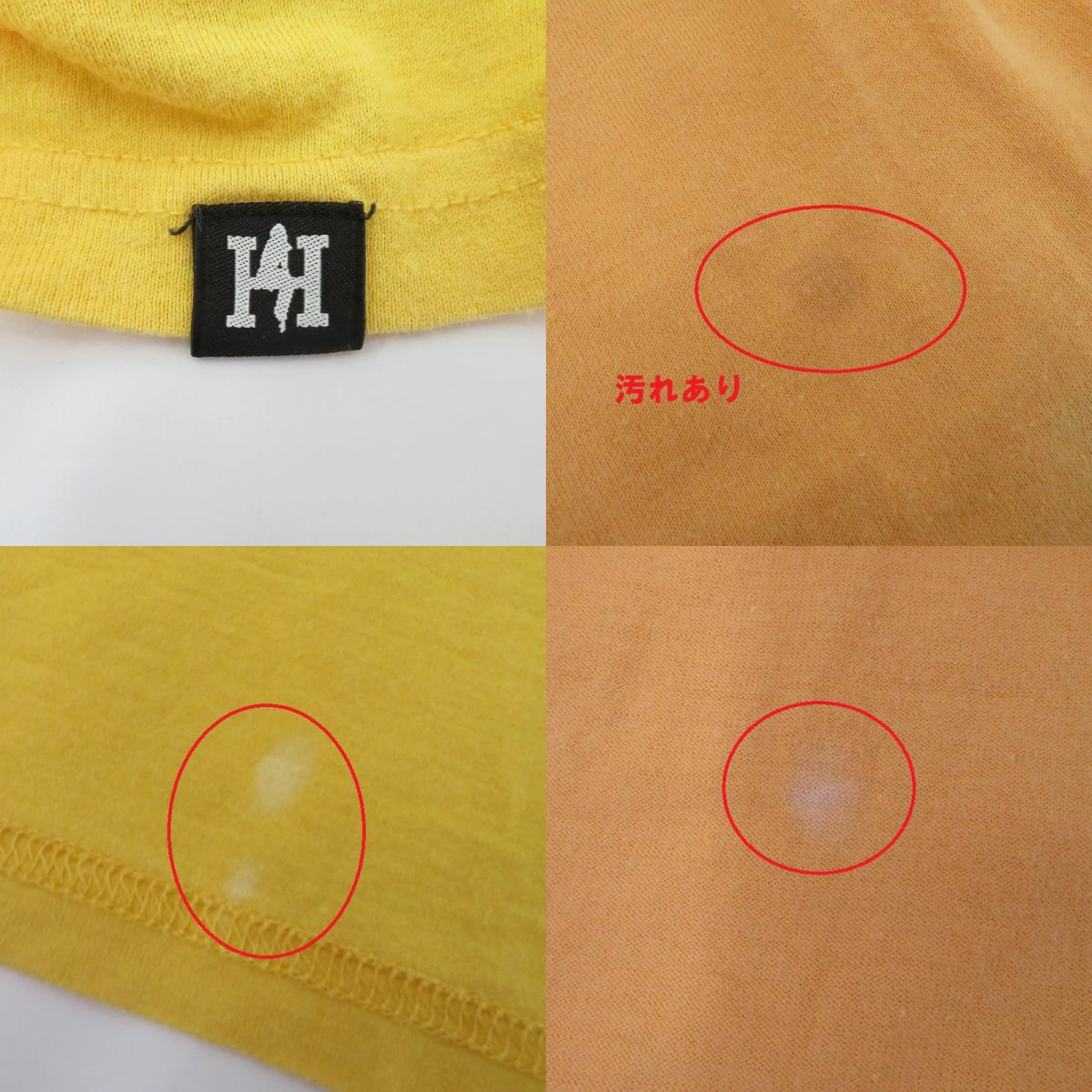 HYSTERIC GLAMOUR | ヒステリックグラマー ×Kevin Lyons 半袖Ｔシャツ ｻｲｽﾞ:FREE イエロー【瀬戸大橋店】