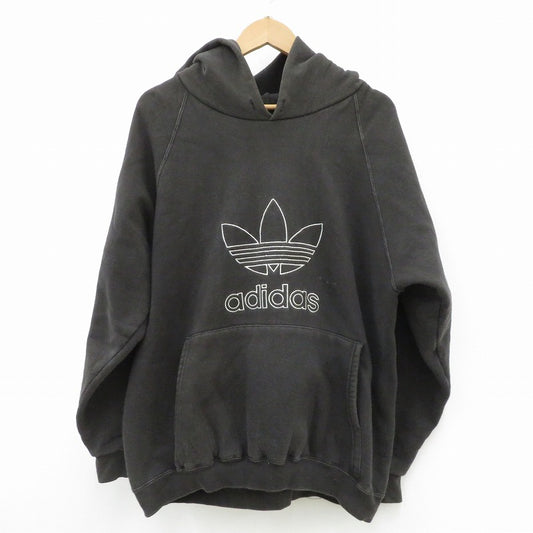 adidas(vintage) | アディダスヴィンテージ 万国旗ﾀｸﾞ USA製 パーカー ブラック サイズ：M【瀬戸大橋店】