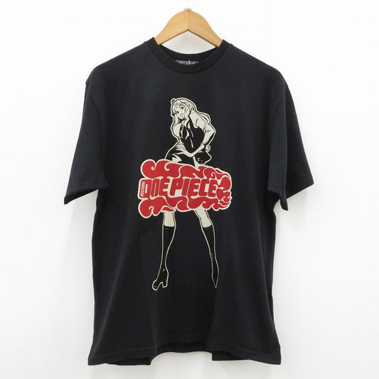 HYSTERIC GLAMOUR | ヒステリックグラマー ×ONE PIECE NAMI Tシャツ 半袖Ｔシャツ 02253CT12 ブラック サイズ：XL【瀬戸大橋店】