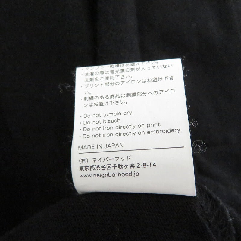 NEIGHBORHOOD | ネイバーフッド 半袖Ｔシャツ ブラック サイズ：M【瀬戸大橋店】