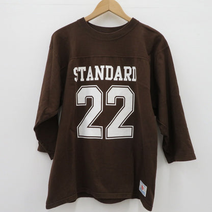 STANDARD CALIFORNIA | スタンダードカリフォルニア ﾌｯﾄﾎﾞｰﾙ 半袖Ｔシャツ ブラウン サイズ：M【瀬戸大橋店】