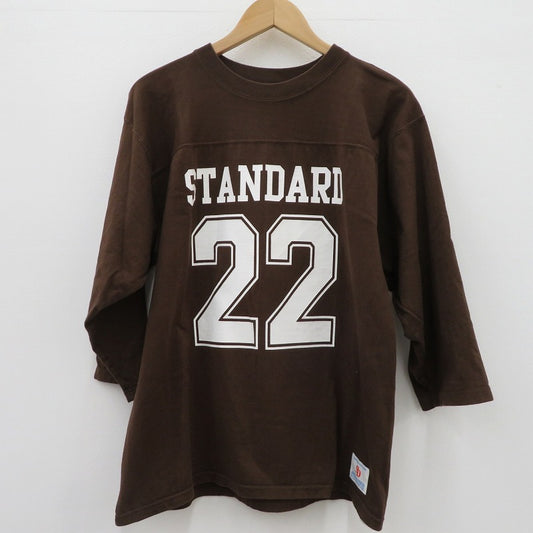 STANDARD CALIFORNIA | スタンダードカリフォルニア ﾌｯﾄﾎﾞｰﾙ 半袖Ｔシャツ ブラウン サイズ：M【瀬戸大橋店】