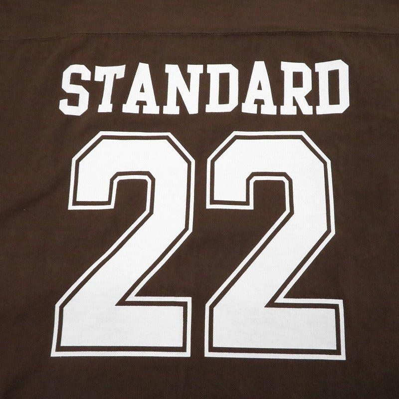 STANDARD CALIFORNIA | スタンダードカリフォルニア ﾌｯﾄﾎﾞｰﾙ 半袖Ｔシャツ ブラウン サイズ：M【瀬戸大橋店】