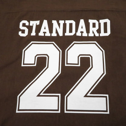 STANDARD CALIFORNIA | スタンダードカリフォルニア ﾌｯﾄﾎﾞｰﾙ 半袖Ｔシャツ ブラウン サイズ：M【瀬戸大橋店】