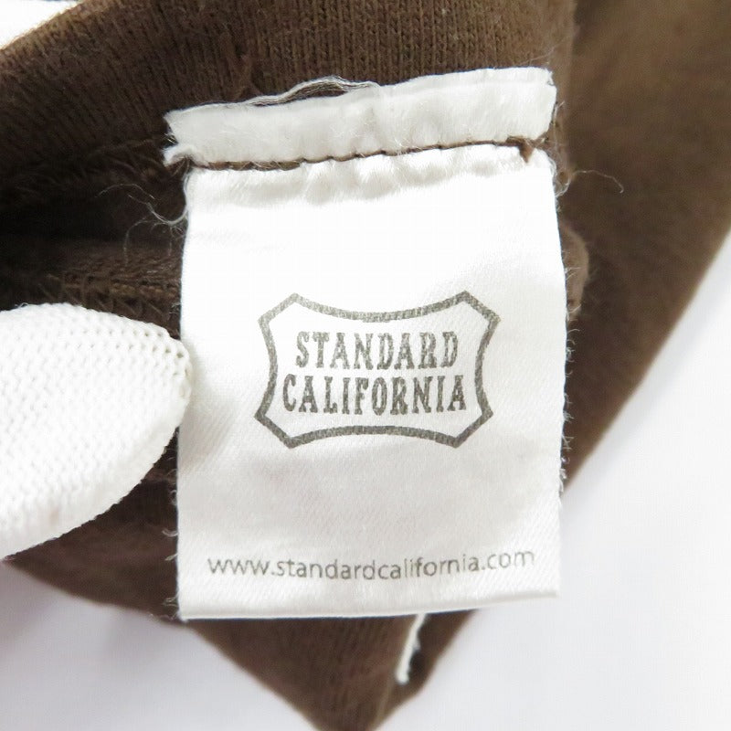 STANDARD CALIFORNIA | スタンダードカリフォルニア ﾌｯﾄﾎﾞｰﾙ 半袖Ｔシャツ ブラウン サイズ：M【瀬戸大橋店】