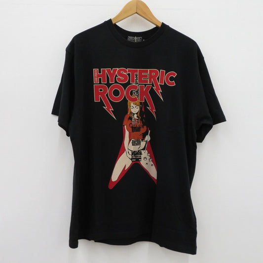 HYSTERIC GLAMOUR | ヒステリックグラマー ×ONE PIECE NAMI FLYING V Tシャツ 半袖Ｔシャツ 02253CT15 ブラック サイズ：XL【瀬戸大橋店】