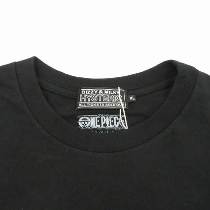 HYSTERIC GLAMOUR | ヒステリックグラマー ×ONE PIECE NAMI FLYING V Tシャツ 半袖Ｔシャツ 02253CT15 ブラック サイズ：XL【瀬戸大橋店】