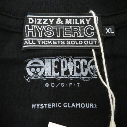 HYSTERIC GLAMOUR | ヒステリックグラマー ×ONE PIECE NAMI FLYING V Tシャツ 半袖Ｔシャツ 02253CT15 ブラック サイズ：XL【瀬戸大橋店】
