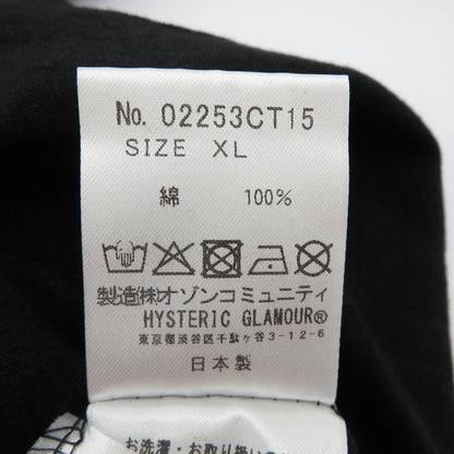 HYSTERIC GLAMOUR | ヒステリックグラマー ×ONE PIECE NAMI FLYING V Tシャツ 半袖Ｔシャツ 02253CT15 ブラック サイズ：XL【瀬戸大橋店】