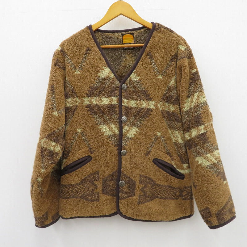STANDARD CALIFORNIA | スタンダードカリフォルニア Native Pile JKT カーディガン ブラウン サイズ：M【瀬戸大橋店】