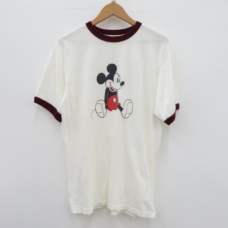 STANDARD CALIFORNIA | スタンダードカリフォルニア ﾐｯｷｰ 半袖Ｔシャツ ホワイト サイズ：L【瀬戸大橋店】