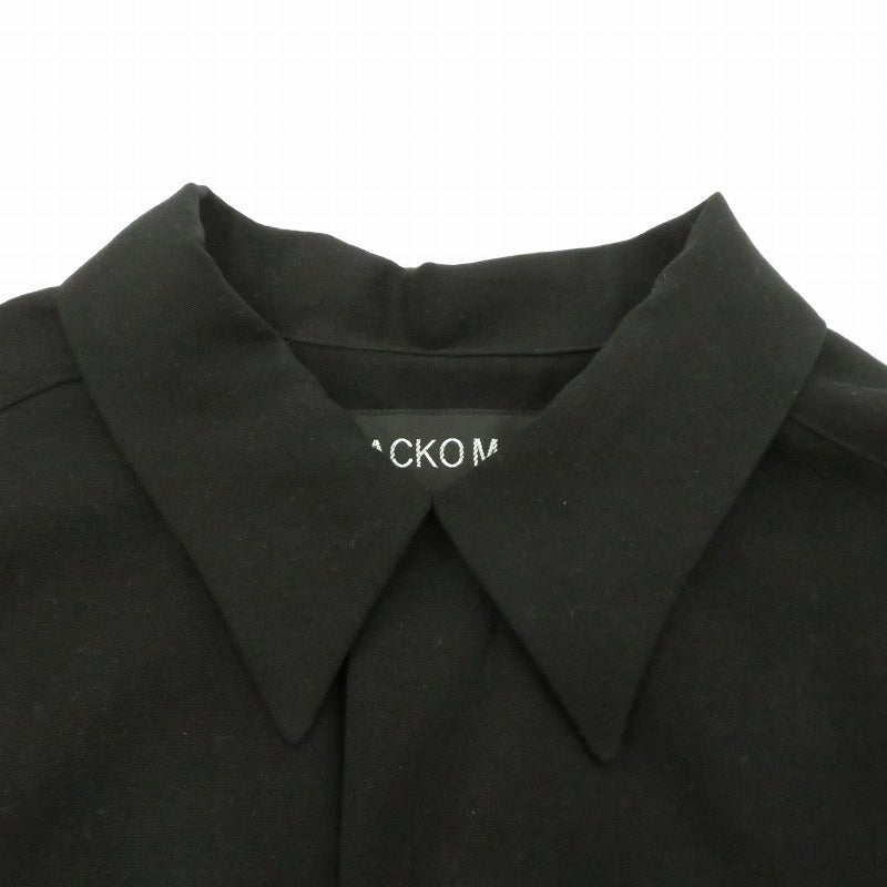 WACKOMARIA | ワコマリア TIM LEHI 50's OPEN COLLAR SHIRT 長袖シャツ ブラック サイズ：XL【瀬戸大橋店】