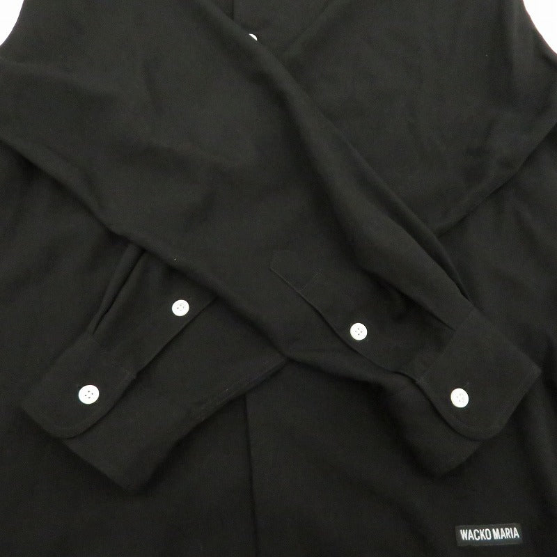 WACKOMARIA | ワコマリア TIM LEHI 50's OPEN COLLAR SHIRT 長袖シャツ ブラック サイズ：XL【瀬戸大橋店】