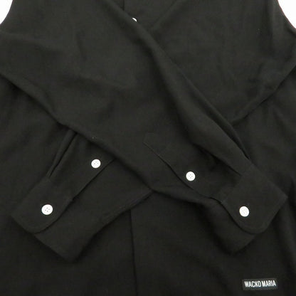 WACKOMARIA | ワコマリア TIM LEHI 50's OPEN COLLAR SHIRT 長袖シャツ ブラック サイズ：XL【瀬戸大橋店】