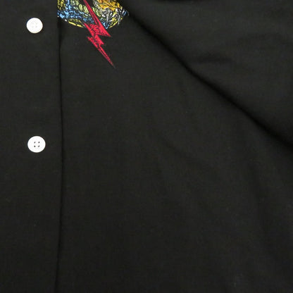 WACKOMARIA | ワコマリア TIM LEHI 50's OPEN COLLAR SHIRT 長袖シャツ ブラック サイズ：XL【瀬戸大橋店】