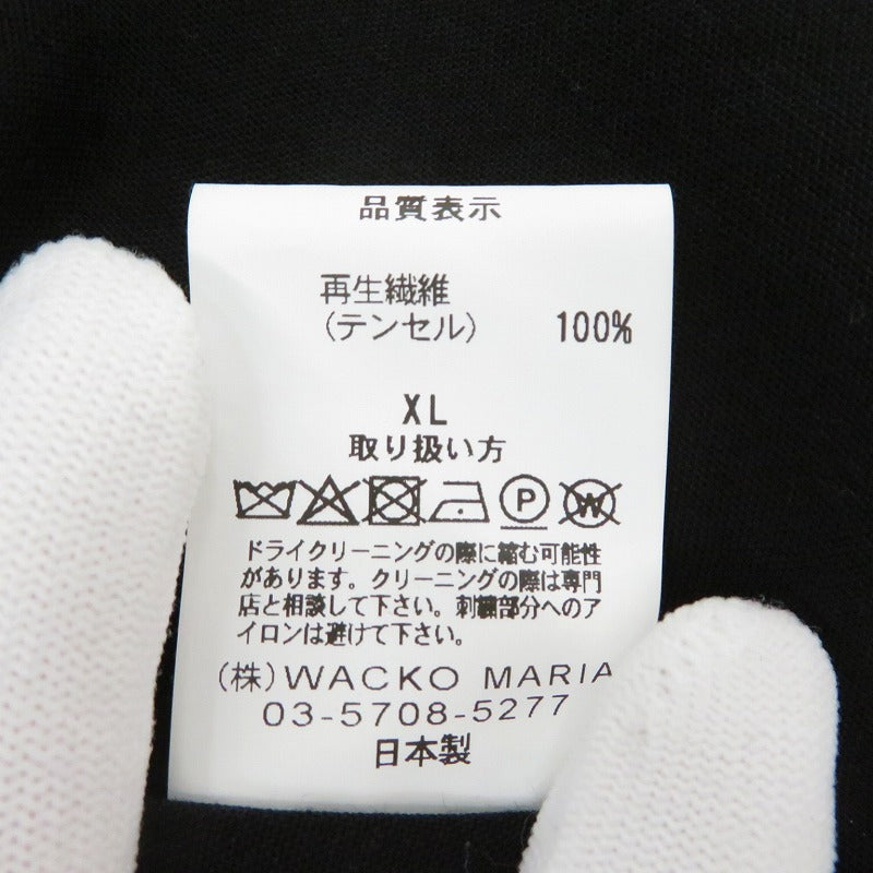 WACKOMARIA | ワコマリア TIM LEHI 50's OPEN COLLAR SHIRT 長袖シャツ ブラック サイズ：XL【瀬戸大橋店】