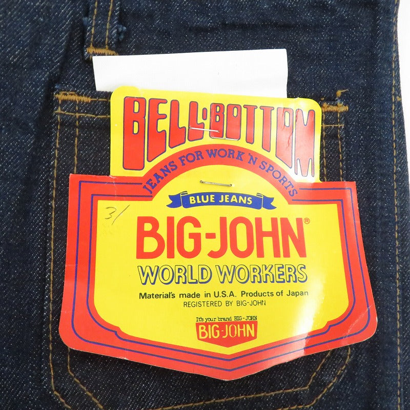 BIG JOHN | ビッグジョン フラッシャー付き デニムパンツ ｻｲｽﾞ:W31 インディゴ【瀬戸大橋店】