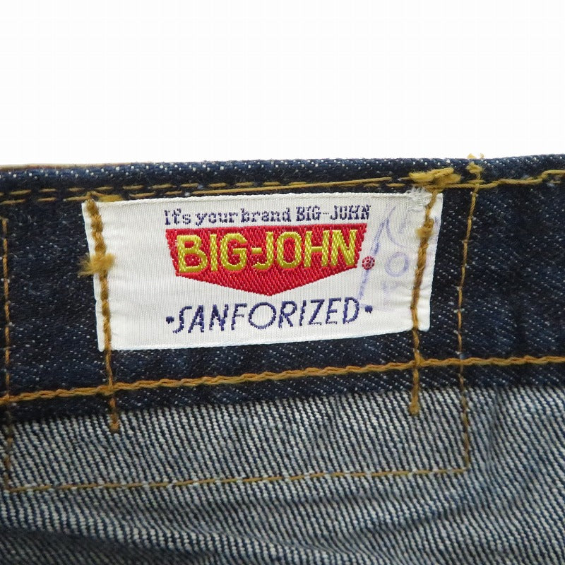 BIG JOHN | ビッグジョン フラッシャー付き デニムパンツ ｻｲｽﾞ:W31 インディゴ【瀬戸大橋店】
