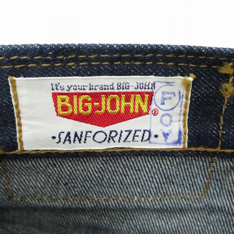 BIG JOHN | ビッグジョン フラッシャー付き デニムパンツ インディゴ【瀬戸大橋店】