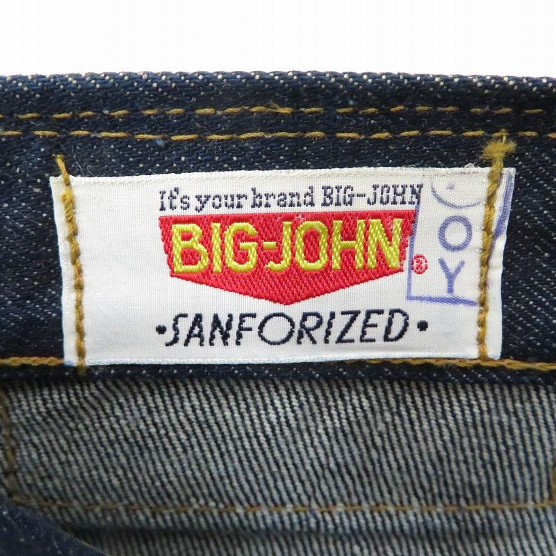 BIG JOHN | ビッグジョン フラッシャー付き デニムパンツ ｻｲｽﾞ:W31 インディゴ【瀬戸大橋店】