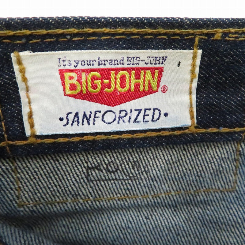 BIG JOHN | ビッグジョン フラッシャー付き デニムパンツ ｻｲｽﾞ:W31 インディゴ【瀬戸大橋店】