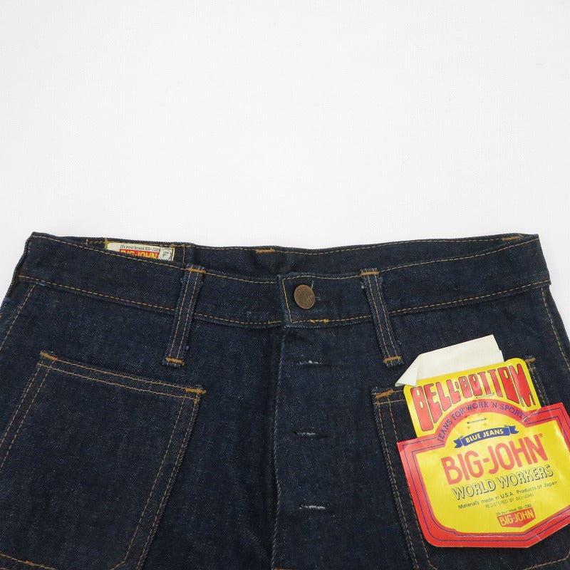 BIG JOHN | ビッグジョン フラッシャー付き デニムパンツ ｻｲｽﾞ:W31 インディゴ【瀬戸大橋店】