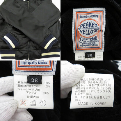 PEAKD YELLOW | ピークドイエロー スーベニアジャケット ブラック サイズ：38【瀬戸大橋店】