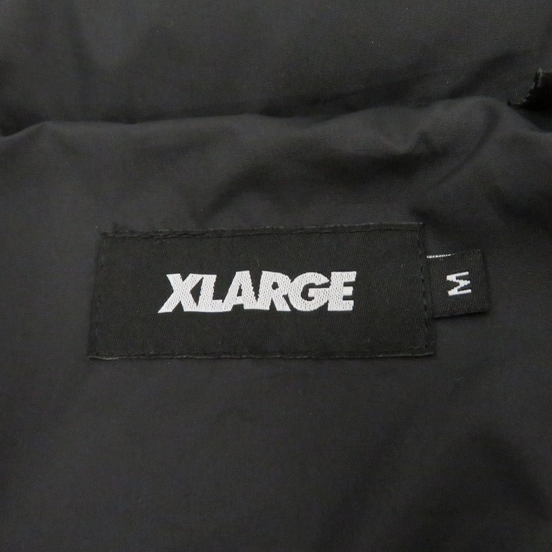 X-LARGE | エクストララージ DOWN JACKET ダウンジャケット 101254021009 ブラック サイズ：M【瀬戸大橋店】