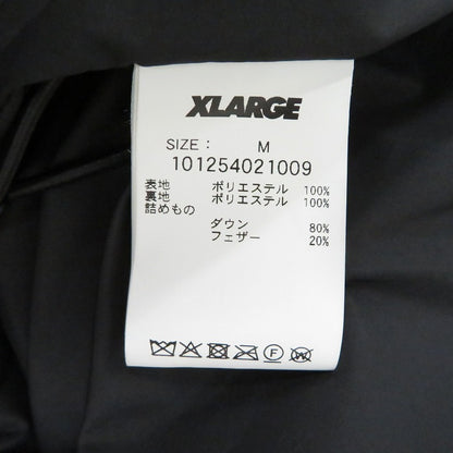 X-LARGE | エクストララージ DOWN JACKET ダウンジャケット 101254021009 ブラック サイズ：M【瀬戸大橋店】