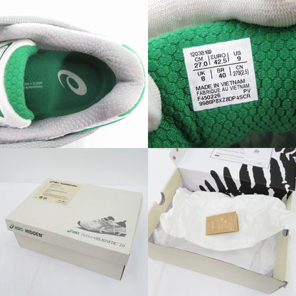 asics | アシックス ×Hidden NY Gel-Kinetic 2.0 'White/Castle Rock' スニーカー 1203b169 ホワイト 27cm【瀬戸大橋店】