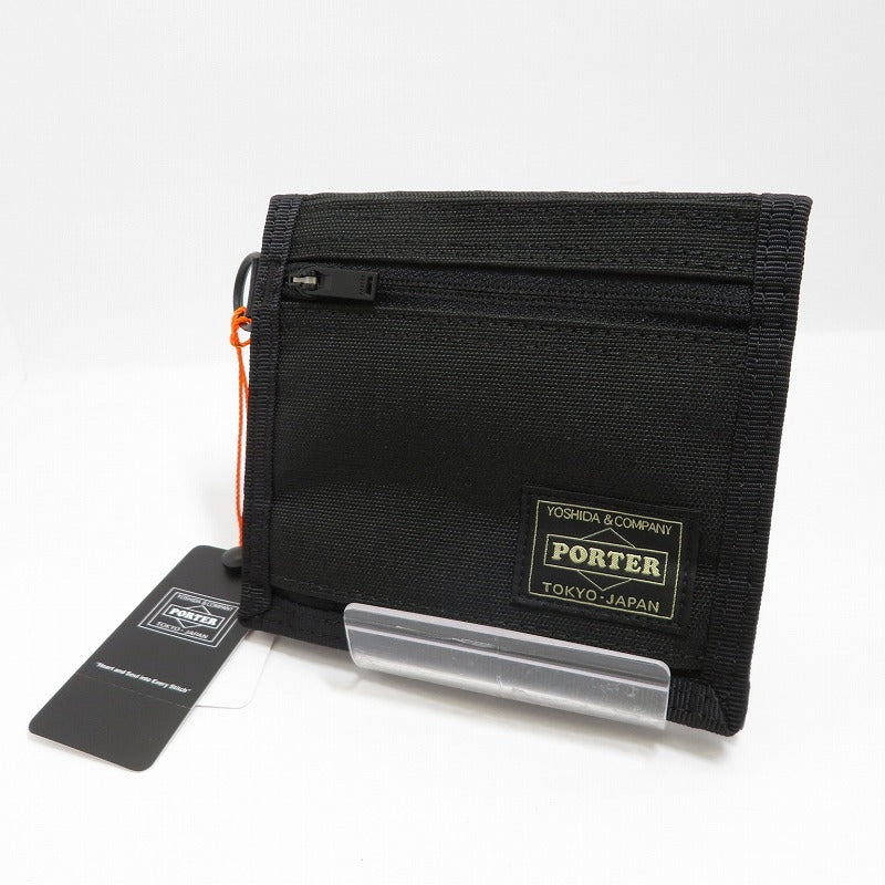 PORTER HYBRID | ポーターハイブリッド WALLET 二つ折り財布 737-17828 ブラック【瀬戸大橋店】