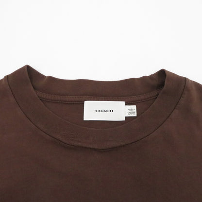 COACH | コーチ スクリュー リラックスド 半袖Ｔシャツ ブラウン サイズ：L【瀬戸大橋店】