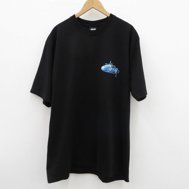 STUSSY | ステューシー Wave Oval Tee Black 半袖Ｔシャツ 1905181 ブラック サイズ：XL【瀬戸大橋店】