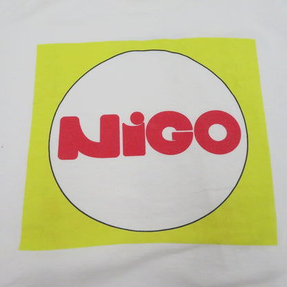 A BATHING APE | アベイシングエイプ ｹﾞｰﾑﾀｸﾞ NIGOﾛｺﾞ 半袖Ｔシャツ ホワイト サイズ：L【瀬戸大橋店】