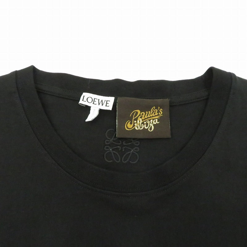 LOEWE | ロエベ Paula's ibiza 半袖Ｔシャツ H616Y22X53 ブラック サイズ：M【瀬戸大橋店】
