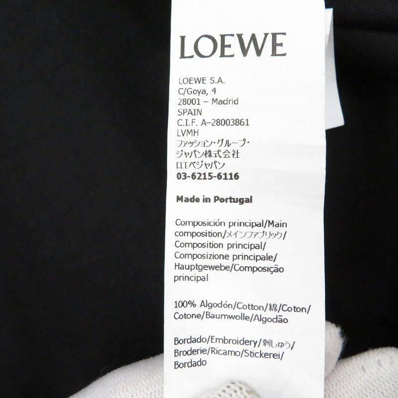 LOEWE | ロエベ Paula's ibiza 半袖Ｔシャツ H616Y22X53 ブラック サイズ：M【瀬戸大橋店】