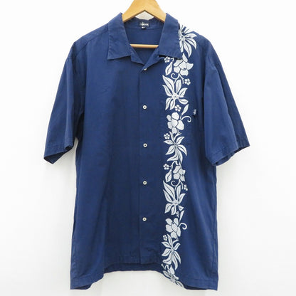 STUSSY | ステューシー 半袖シャツ ネイビー サイズ：XL【瀬戸大橋店】