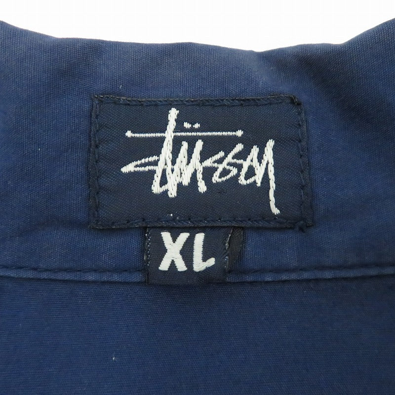 STUSSY | ステューシー 半袖シャツ ネイビー サイズ：XL【瀬戸大橋店】