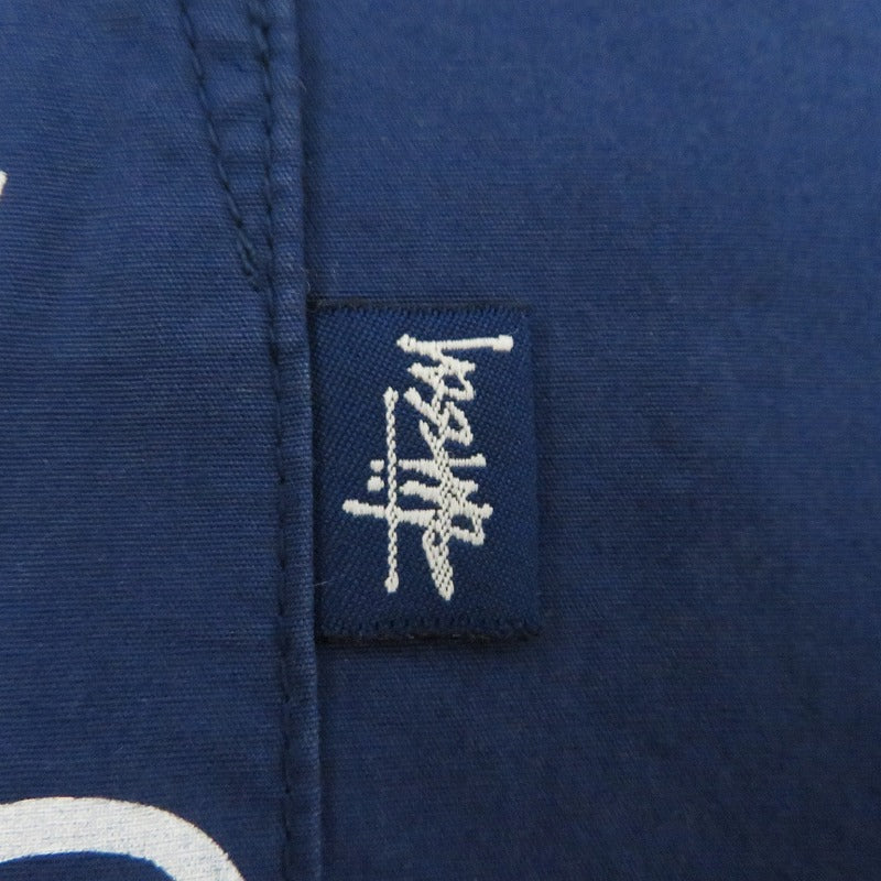 STUSSY | ステューシー 半袖シャツ ネイビー サイズ：XL【瀬戸大橋店】