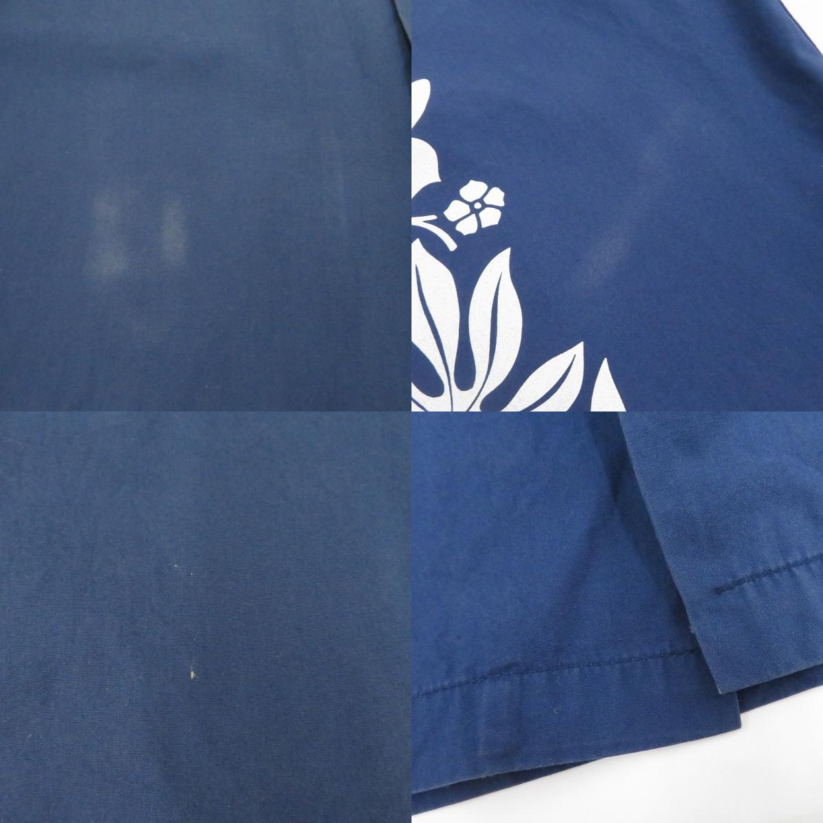 STUSSY | ステューシー 半袖シャツ ネイビー サイズ：XL【瀬戸大橋店】