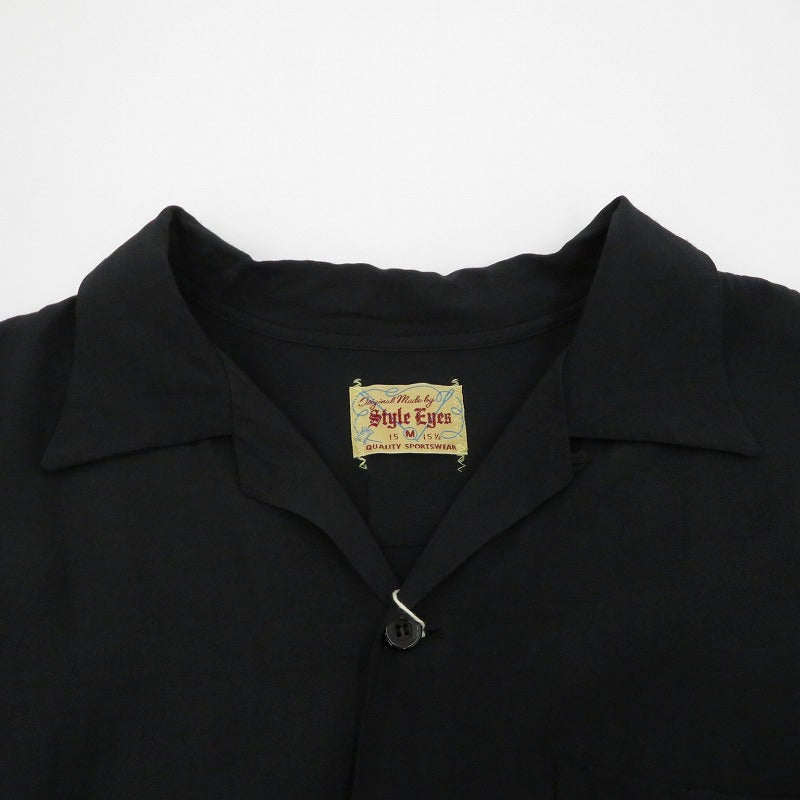 Style Eyes(東洋エンタープライズ | スタイルアイズトウヨウトーヨー RAYON BOWLING SHIRT その他トップス SE39455 ボーリングシャツ ブラック サイズ：M【瀬戸大橋店】