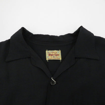 Style Eyes(東洋エンタープライズ | スタイルアイズトウヨウトーヨー RAYON BOWLING SHIRT その他トップス SE39455 ボーリングシャツ ブラック サイズ：M【瀬戸大橋店】