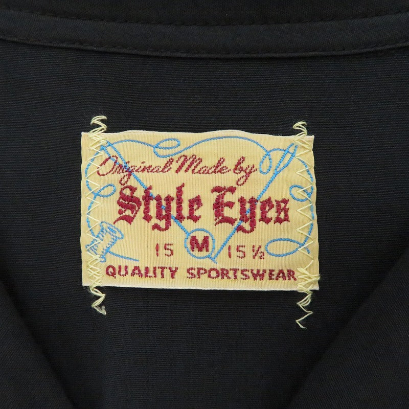 Style Eyes(東洋エンタープライズ | スタイルアイズトウヨウトーヨー RAYON BOWLING SHIRT その他トップス SE39455 ボーリングシャツ ブラック サイズ：M【瀬戸大橋店】