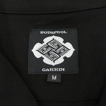 BUDSPOOL | バッズプール GAKKIN 浮蓮華 EMBROIDERY 50’S SHIRT 半袖シャツ ブラック サイズ：M【瀬戸大橋店】